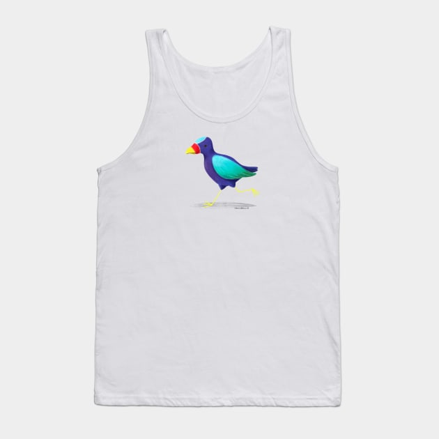 American Purple Gallinule Tank Top by julianamotzko